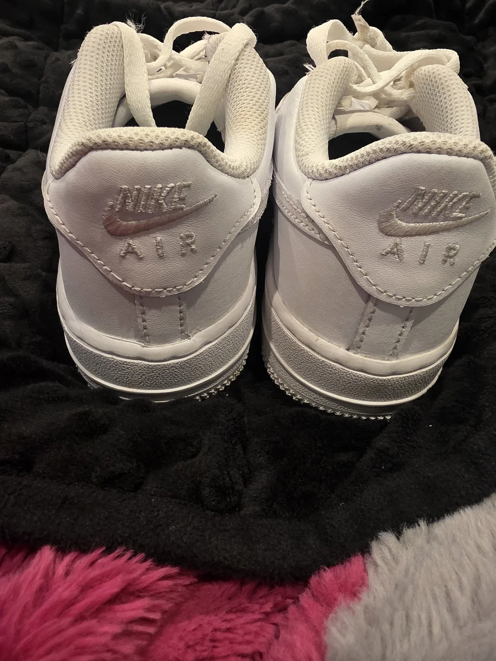 Nike White Leather Sneakers - Classic Air Force Style